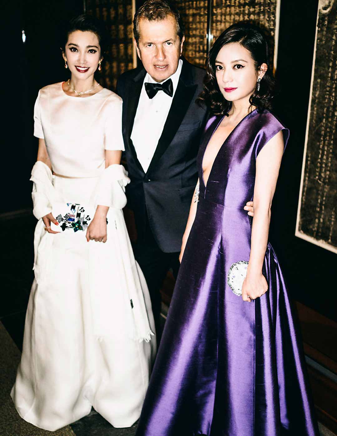 mario偶遇李冰冰与赵薇非常开心.